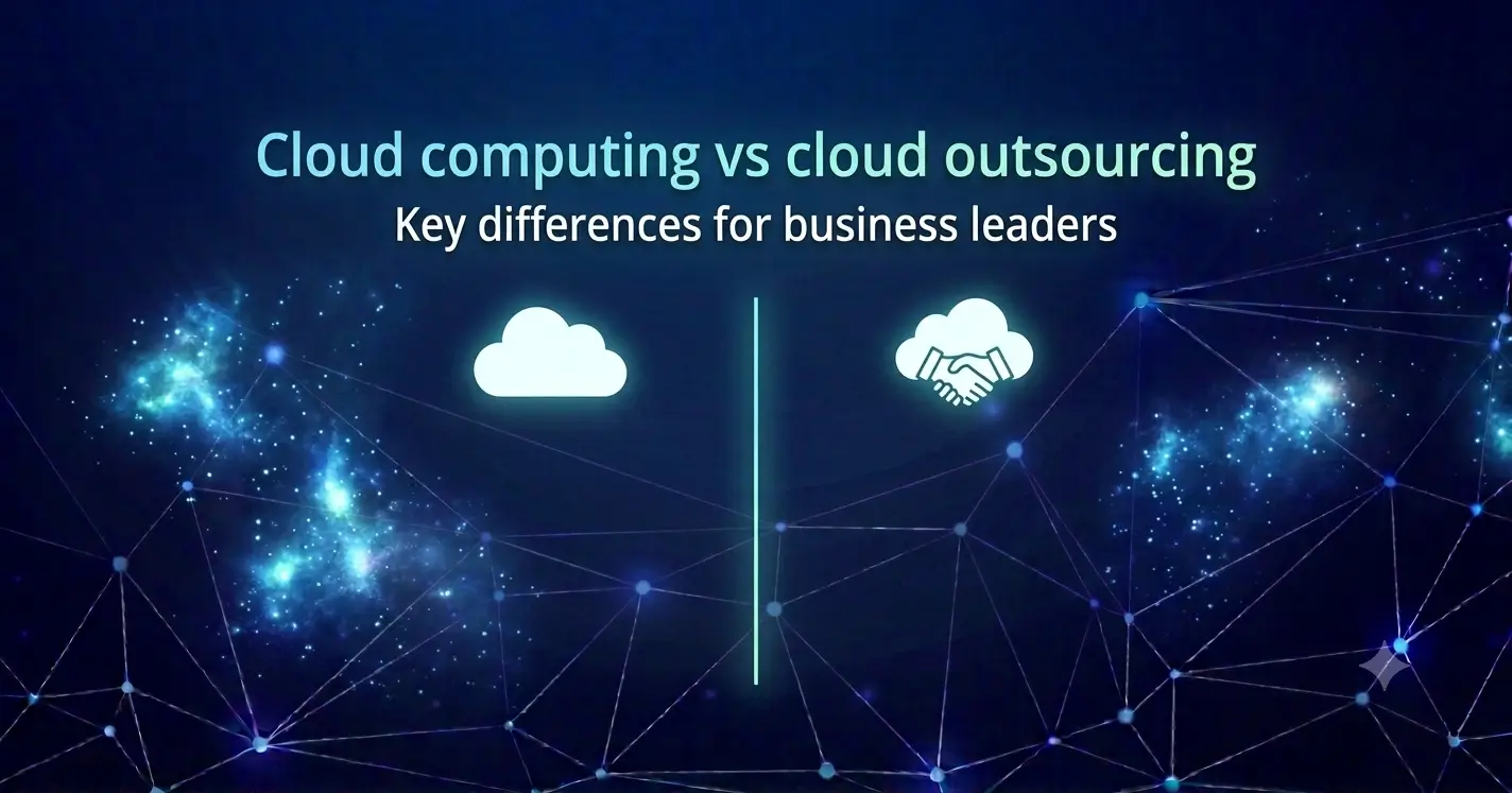 Cloud computing vs cloud outsourcing – key differences for business leaders