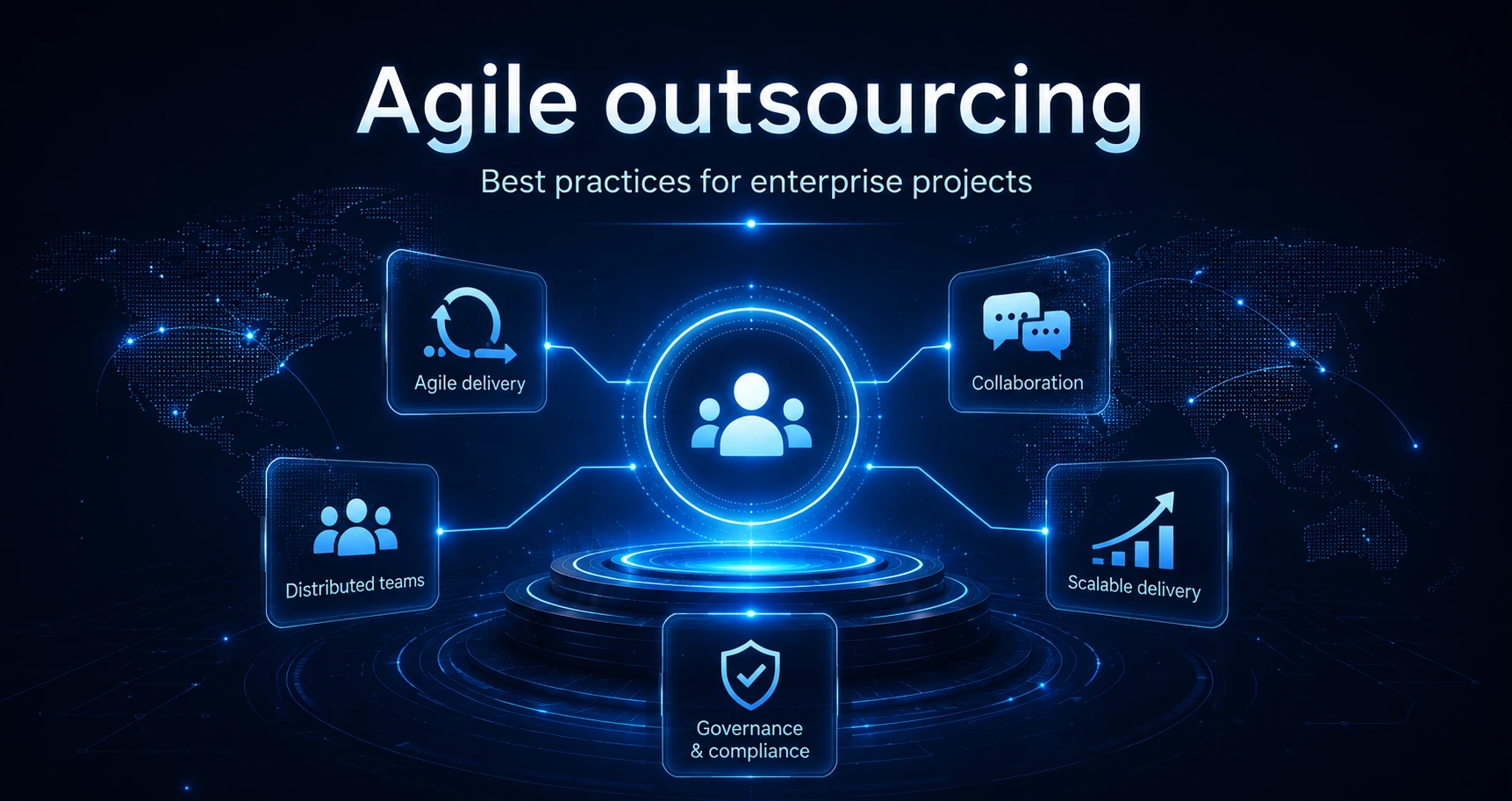 Agile outsourcing best practices for enterprise projects