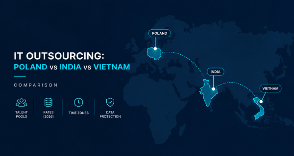 IT outsourcing: Poland vs India vs Vietnam comparison